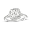 Thumbnail Image 1 of Previously Owned - Celebration Infinite™ 1-5/8 CT. T.W.  Cushion-Cut Diamond Frame Engagement Ring in 14K White Gold