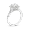 Thumbnail Image 3 of Previously Owned - Celebration Infinite™ 1-5/8 CT. T.W.  Cushion-Cut Diamond Frame Engagement Ring in 14K White Gold