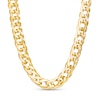 Thumbnail Image 1 of Previously Owned - Italian Gold 2.5mm Double Flat Link Necklace in Hollow 14K Gold