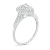 Thumbnail Image 3 of Previously Owned - 1/2 CT. T.W. Diamond Double Pear-Shaped Frame Split Shank Engagement Ring in 10K White Gold (J/I3)