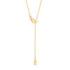 Thumbnail Image 3 of Previously Owned - You Me Us 5/8 CT. T.W. Diamond Interlocking Circles Necklace in 10K Gold