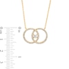 Thumbnail Image 4 of Previously Owned - You Me Us 5/8 CT. T.W. Diamond Interlocking Circles Necklace in 10K Gold