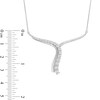 Thumbnail Image 3 of Previously Owned - 1 CT. T.W.  Lab-Grown Diamond Abstract "Y" Necklace in 14K White Gold (F/SI2)