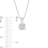 Thumbnail Image 2 of Previously Owned - 1 CT. T.W.  Lab-Grown Diamond Solitaire Hidden Frame Pendant in 10K White Gold (I/I1)