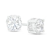 Thumbnail Image 1 of Previously Owned - 2 CT. T.W.  Lab-Grown Diamond Solitaire Hidden Frame Stud Earrings in 10K White Gold (I/I1)