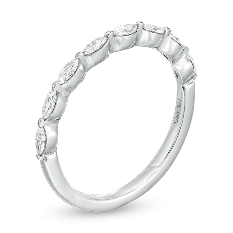 Main Image 3 of Previously Owned - Kleinfeld® x Peoples 1/2 CT. T.W. Marquise Lab-Grown Diamond Eight Stone Band in Platinum