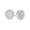 Thumbnail Image 1 of Previously Owned - 1/4 CT. T.W. Composite Diamond Stud Earrings in 10K White Gold