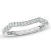 Thumbnail Image 1 of Previously Owned - Vera Wang Love Collection 1/5 CT. T.W. Diamond Contour Wedding Band in 14K White Gold