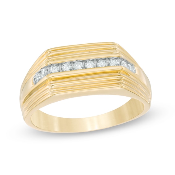 Previously Owned - 1/4 CT. T.w. Diamond Wedding Band in 10K Gold