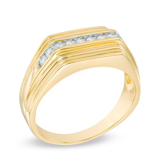Previously Owned - 1/4 CT. T.w. Diamond Wedding Band in 10K Gold
