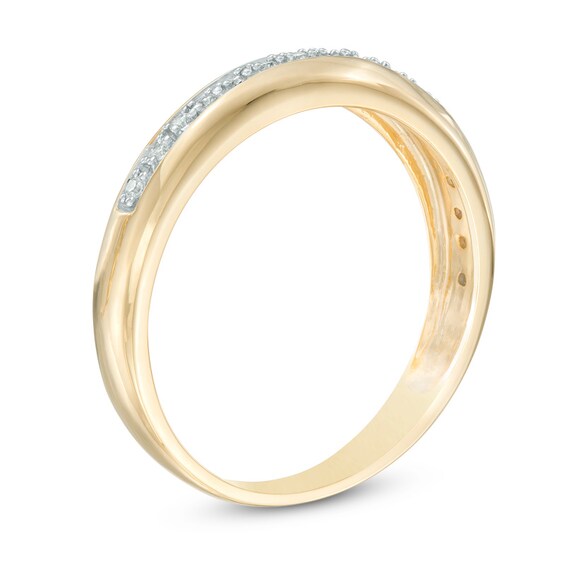 Previously Owned - 1/6 CT. T.w. Diamond Wedding Band in 10K Gold