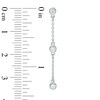 Thumbnail Image 2 of Previously Owned - 1/4 CT. T.W. Diamond Station Three Stone Drop Earrings in 10K White Gold