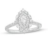 Thumbnail Image 1 of Previously Owned - 3/4 CT. T.W. Marquise Diamond Double Frame Engagement Ring in 14K White Gold (I/I1)