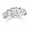 Thumbnail Image 1 of Previously Owned - 1/2 CT. T.W. Princess-Cut Diamond Three Stone Ring in 14K Gold