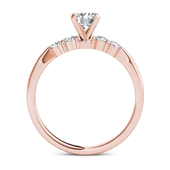 Previously Owned - 1/2 CT. T.w. Diamond Engagement Ring in 14K Rose Gold