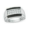 Thumbnail Image 1 of Previously Owned - 1/2 CT. T.W. Composite Diamond Rectangle Top Ring in 10K White Gold