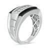 Thumbnail Image 2 of Previously Owned - 1/2 CT. T.W. Composite Diamond Rectangle Top Ring in 10K White Gold