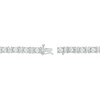 Thumbnail Image 2 of Previously Owned - 3 CT. T.W. Baguette and Round Diamond Alternating Bracelet in 10K White Gold - 7.5"