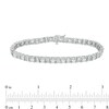 Thumbnail Image 3 of Previously Owned - 3 CT. T.W. Baguette and Round Diamond Alternating Bracelet in 10K White Gold - 7.5"