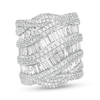 Thumbnail Image 1 of Previously Owned - 5 CT. T.W. Composite Diamond Multi-Row Ring in 14K White Gold