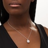 Thumbnail Image 2 of Previously Owned - 1 CT. T.W.  Lab-Created Diamond Cushion Frame Pendant in 14K White Gold (F/SI2)