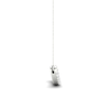 Thumbnail Image 4 of Previously Owned - 1/2 CT. T.W.  Lab-Created Diamond Curved Bar Necklace in 14K White Gold (F/SI2)