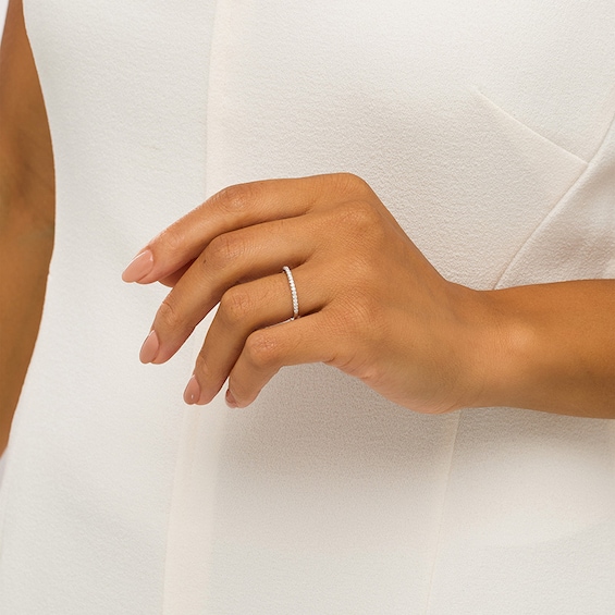 Previously Owned - True Lab-Grown Diamonds by Vera Wang Love 1/2 CT. T.w. Anniversary Band in 14K White Gold