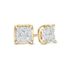 Thumbnail Image 1 of Previously Owned - 1/4 CT. T.W. Cushion-Shaped Multi-Diamond Stud Earrings in 10K Gold