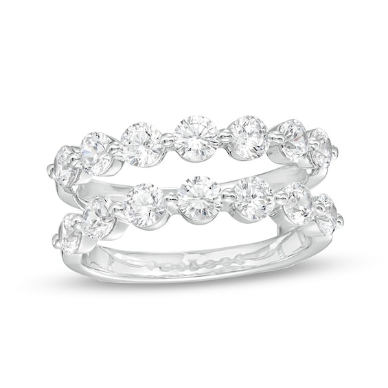 Previously Owned - 2 CT. T.w. Lab-Grown Diamond Solitaire Enhancer in 14K White Gold (F/Vs2)