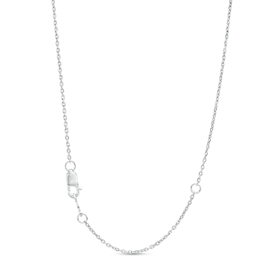 Previously Owned - You're the One™ 1/3 CT. T.w. Lab-Grown Diamond Chevron Necklace in 14K White Gold (F/Si2) – 18.5"