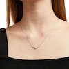 Thumbnail Image 2 of Previously Owned - You're the One™ 5/8 CT. T.W.  Lab-Grown Diamond Chevron Necklace in 14K White Gold (F/SI2) – 18.5"