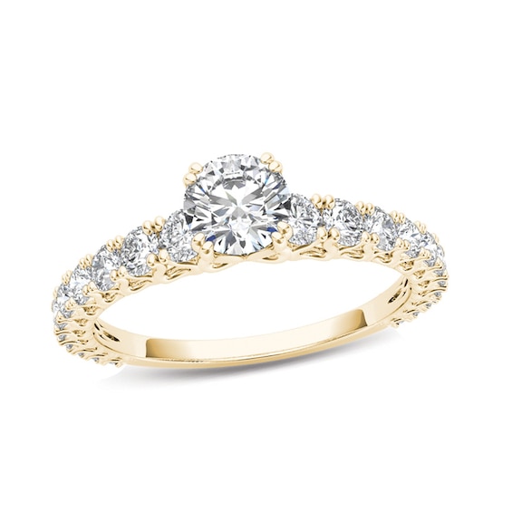 Previously Owned - 1 CT. T.w. Diamond Engagement Ring in 14K Gold