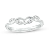 Thumbnail Image 1 of Previously Owned - 1/6 CT. T.W. Diamond Twist Contour Anniversary Band in 10K White Gold