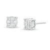 Thumbnail Image 1 of Previously Owned - 1/4 CT. T.W. Composite Diamond Stud Earrings in 10K White Gold