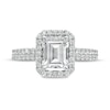 Thumbnail Image 4 of Previously Owned - 2 CT. T.W. Lab-Grown Emerald-Cut Diamond Frame Engagement Ring in 14K White Gold (F/VS2)