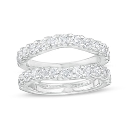 Previously Owned - 1-1/2 CT. T.W. Lab-Grown Diamond Solitaire Enhancer in 14K White Gold (F/VS2)