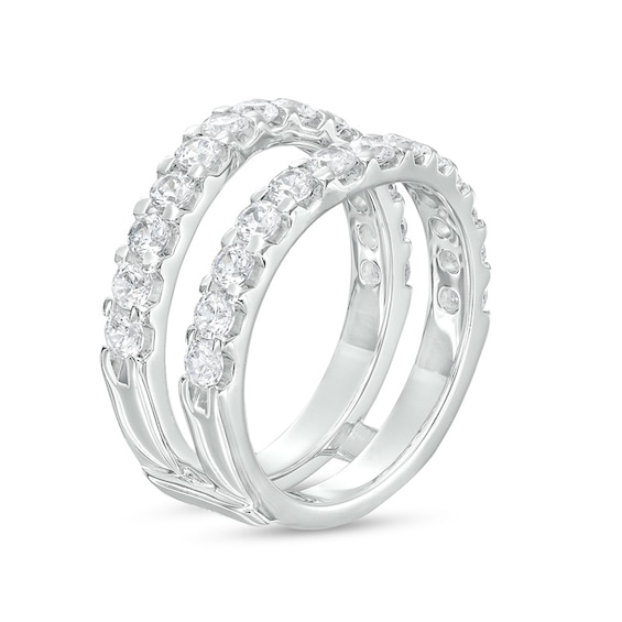 Previously Owned - 1-1/2 CT. T.w. Lab-Grown Diamond Solitaire Enhancer in 14K White Gold (F/Vs2)
