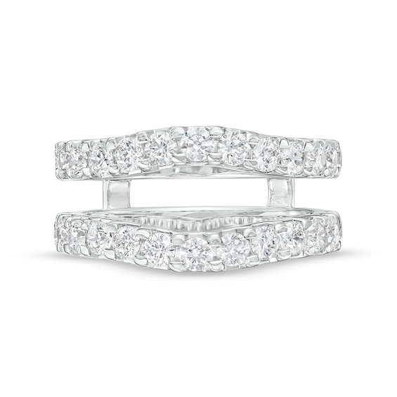 Previously Owned - 1-1/2 CT. T.w. Lab-Grown Diamond Solitaire Enhancer in 14K White Gold (F/Vs2)