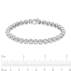 Thumbnail Image 4 of Previously Owned - 8 CT. T.W. Lab-Grown Diamond Tennis Bracelet in 10K White Gold (I/I1) – 7.25"
