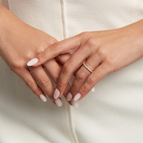 Previously Owned - 1 CT. T.w. Diamond Eleven Stone Anniversary Band in 14K Gold