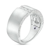 Thumbnail Image 3 of Previously Owned - TRUE Lab-Grown Diamonds by Vera Wang Love Men's 3/4 CT. T.W. Wedding Band in 14K White Gold