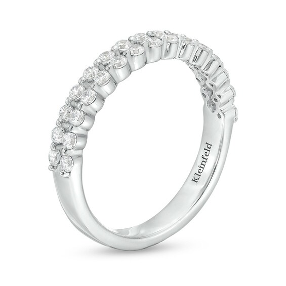 Previously Owned - Kleinfeld® x Peoples 1/2 CT. T.w. Lab-Grown Diamond Double Row Anniversary Band in Platinum (F/Vs2)