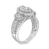 Thumbnail Image 3 of Previously Owned - 2 CT. T.W. Marquise Diamond Past Present Future® Double Frame Engagement Ring in 14K White Gold