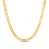 Thumbnail Image 1 of Previously Owned - 3.0mm Herringbone Chain Necklace in Solid 14K Gold - 18"