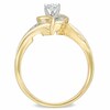 Thumbnail Image 3 of Previously Owned - 1 CT. T.W. Marquise Diamond Bypass Bridal Set in 14K Gold