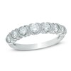 Thumbnail Image 1 of Previously Owned - 1/2 CT. T.W. Diamond Seven Stone Anniversary Band in 14K White Gold