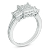 Thumbnail Image 2 of Previously Owned - 1 CT. T.W. Princess-Cut Multi-Diamond Diamond Three Stone Engagement Ring in 10K White Gold