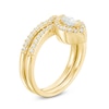 Thumbnail Image 2 of Previously Owned - 1/2 CT. T.W. Marquise Diamond Frame Bridal Set in 10K Gold