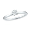 Thumbnail Image 1 of Previously Owned - 1/2 CT. T.W. Diamond Solitaire Engagement Ring in 10K White Gold