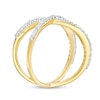 Thumbnail Image 3 of Previously Owned - 3/8 CT. T.W. Diamond Orbit Ring in 10K Gold